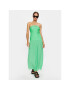 KARL LAGERFELD Poletna obleka Straples Beach Dress 231W2206 Zelena Regular Fit - Pepit.si