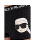 KARL LAGERFELD Set 3 parov boksaric Ikonik 2.0 Trunk Set (Pack 3) 236M2100 Črna - Pepit.si