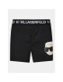 KARL LAGERFELD Set 3 parov boksaric Ikonik 2.0 Woven Boxer (X3) 236M2102 Črna - Pepit.si