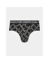 KARL LAGERFELD Set 3 sponjic Logo Monogram Brief Set(3Pack) 225M2102 Črna - Pepit.si