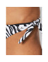 KARL LAGERFELD Spodnji del bikini Zebra KL22WBT23 Črna - Pepit.si