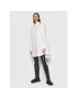 KARL LAGERFELD Srajca Ikonik Rhinstone 216W1604 Bela Oversize - Pepit.si