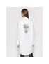 KARL LAGERFELD Srajca Ikonik Rhinstone 216W1604 Bela Oversize - Pepit.si