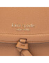 Kate Spade Ročna torba Knott Pebbled Leather Flap Cro K6830 Rjava - Pepit.si