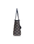 Kate Spade Ročna torba Market Stripe Medium Tote PXRUB271 Mornarsko modra - Pepit.si