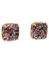 Kate Spade Uhani Small Square Studs WBRU9356 Pisana - Pepit.si