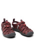 Keen Sandali Clearwater Cnx Lleather 1025088 Bordo rdeča - Pepit.si