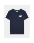 Lacoste Majica TJ0641 Mornarsko modra Regular Fit - Pepit.si