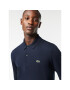 Lacoste Polo majica DH0784 Mornarsko modra Regular Fit - Pepit.si