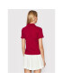 Lacoste Polo majica PF1481 Bordo rdeča Slim Fit - Pepit.si