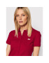 Lacoste Polo majica PF1481 Bordo rdeča Slim Fit - Pepit.si