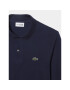 Lacoste Polo majica PH4013 Mornarsko modra Regular Fit - Pepit.si