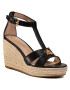 Lauren Ralph Lauren Espadrile Hale 802774783002 Črna - Pepit.si