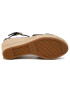 Lauren Ralph Lauren Espadrile Hale 802774783002 Črna - Pepit.si