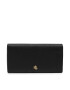 Lauren Ralph Lauren Velika ženska denarnica Slim Wallet Wlt Med 432802917009 Črna - Pepit.si