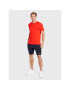 Le Coq Sportif Majica 2210828 Rdeča Regular Fit - Pepit.si