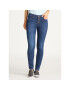 Lee Jeans hlače Button Thru Scarlett L31YRONR Mornarsko modra Skinny Fit - Pepit.si