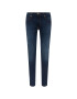 Lee Jeans hlače Luke L719GCBY Mornarsko modra Slim Fit - Pepit.si