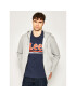 Lee Jopa Basic Zip Throuh Hoo L80KSPMP Siva Regular Fit - Pepit.si