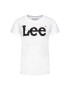 Lee Majica Logo Tee L42UER12 Bela Regular Fit - Pepit.si