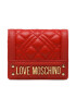 LOVE MOSCHINO Majhna ženska denarnica JC5601PP0GLA0500 Rdeča - Pepit.si