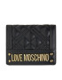 LOVE MOSCHINO Majhna ženska denarnica JC5601PP1HLA0000 Črna - Pepit.si