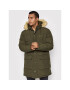 Lyle & Scott Parka Heavyweight Longline JK1320V Zelena Regular Fit - Pepit.si