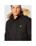 Lyle & Scott Parka Winter Weight Micro Fleece JK1536V Črna Regular Fit - Pepit.si