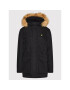 Lyle & Scott Parka Winter Weight Micro Fleece JK1536V Črna Regular Fit - Pepit.si