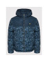 Lyle & Scott Puhovka Earth Print JK1514V Mornarsko modra Regular Fit - Pepit.si