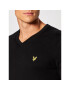 Lyle & Scott Pulover KN401VC Črna Slim Fit - Pepit.si