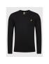 Lyle & Scott Pulover KN401VC Črna Slim Fit - Pepit.si