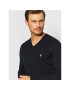 Lyle & Scott Pulover V Neck KN401VC Mornarsko modra Slim Fit - Pepit.si