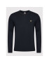 Lyle & Scott Pulover V Neck KN401VC Mornarsko modra Slim Fit - Pepit.si