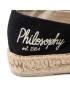 Manebi Espadrile by Philosophy Di Lorenzo Serafini 41AA6002-8204-0555 Črna - Pepit.si