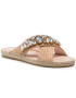 Manebi Espadrile Flat Sandals G 5.1 JS Bež - Pepit.si