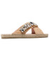 Manebi Espadrile Flat Sandals G 5.1 JS Bež - Pepit.si