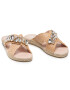 Manebi Espadrile Flat Sandals G 5.1 JS Bež - Pepit.si