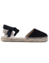 Manebi Espadrile Flat Valenciana K 1.0 P0 Črna - Pepit.si