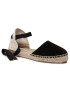 Manebi Espadrile Flat Valenciana K 1.0 P0 Črna - Pepit.si