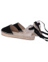 Manebi Espadrile Flat Valenciana K 1.0 P0 Črna - Pepit.si