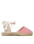 Manebi Espadrile Flat Valenciana R 3.4 P0 Roza - Pepit.si