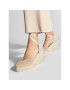 Manebi Espadrile Heart Shape Wedges M 1.1 WH Bež - Pepit.si