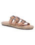 Manebi Espadrile Leather Sandals S 2.0 Y0 Bež - Pepit.si