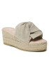 Manebi Espadrile Platforms With Knot O 7.1 WK Bež - Pepit.si