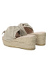 Manebi Espadrile Platforms With Knot O 7.1 WK Bež - Pepit.si