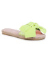 Manebi Espadrile Sandals With Bow F 9.0 J0 Zelena - Pepit.si