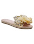 Manebi Espadrile Sandals With Bow G 5.7 J0 Rumena - Pepit.si