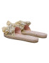 Manebi Espadrile Sandals With Bow G 5.7 J0 Rumena - Pepit.si