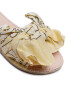 Manebi Espadrile Sandals With Bow G 5.7 J0 Rumena - Pepit.si